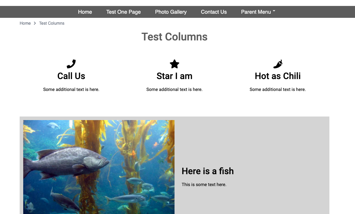 Columns and Media Text Blocks